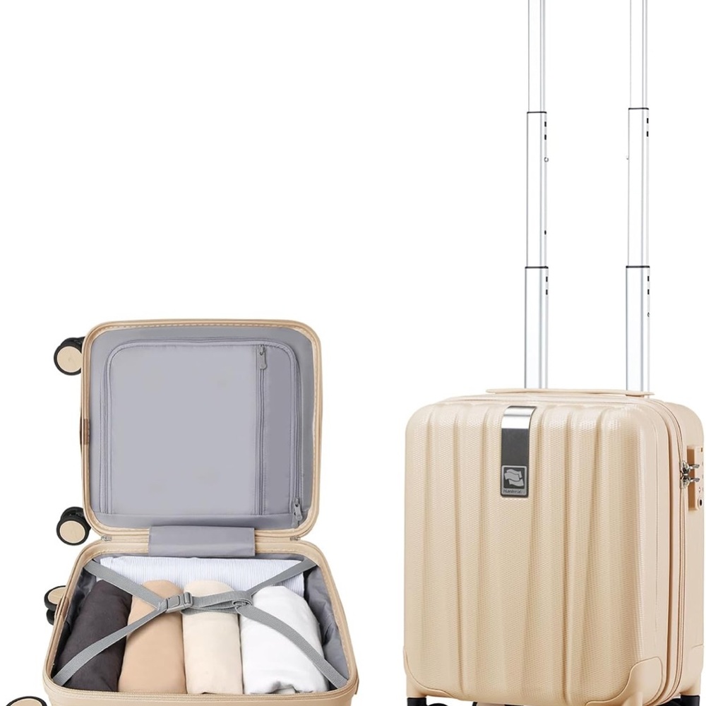 1 PIECE  NWT Hanke brand rolling hard sided suitcase